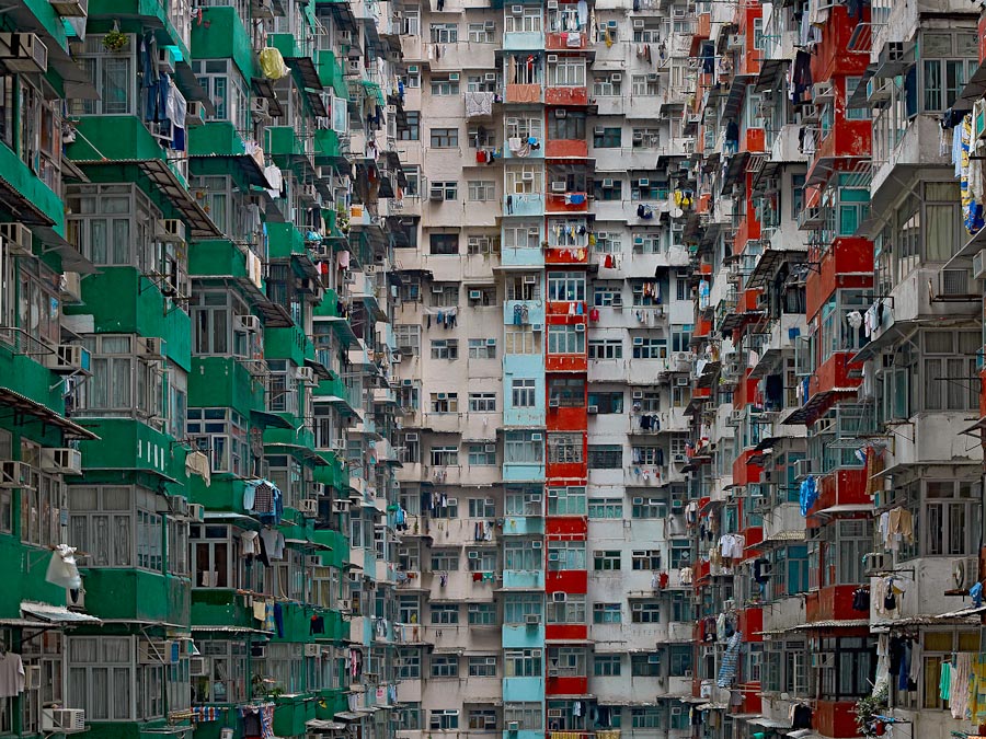 Prédios Hong Kong