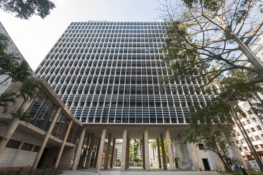 Edifício Gustavo Capanema, também conhecido por Palácio Capanema, prédio do modernismo