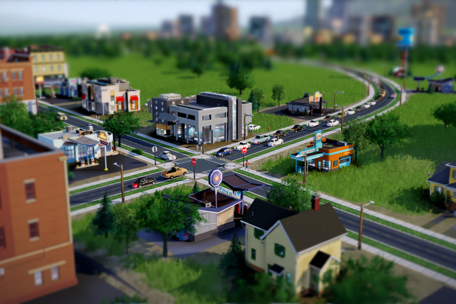 Screenshots da última versão do jogo SimCity