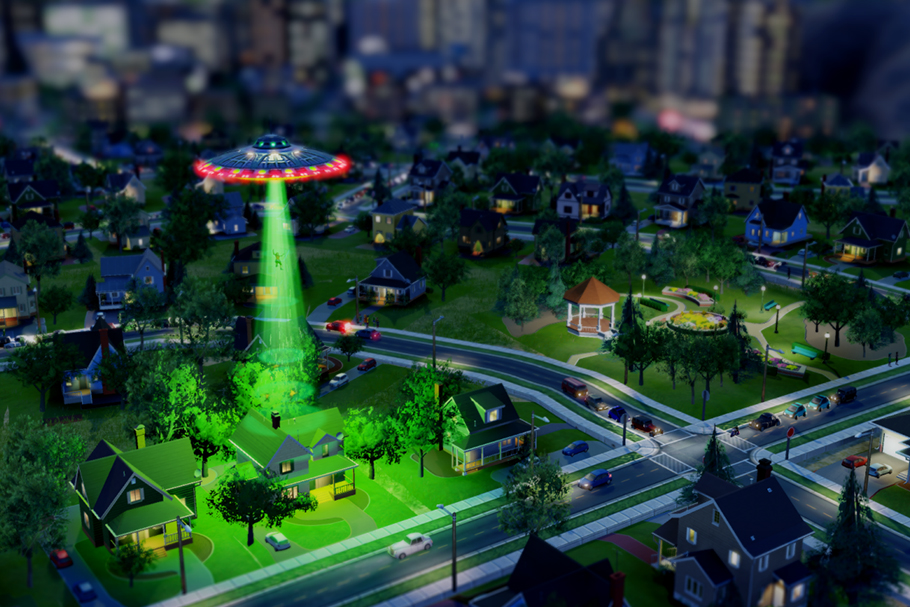 Screenshots da última versão do jogo SimCity
