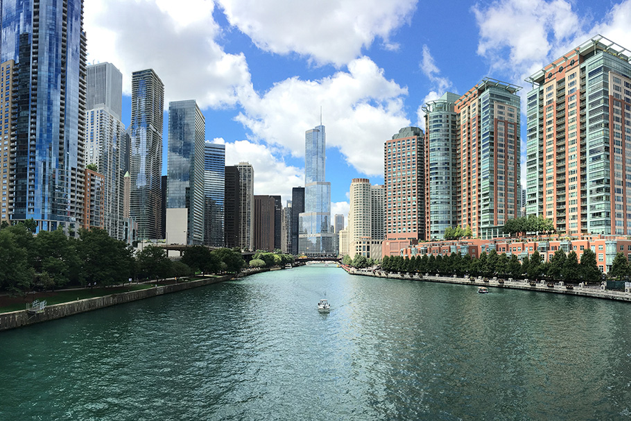 Edifícios de apartamentos em Chicago