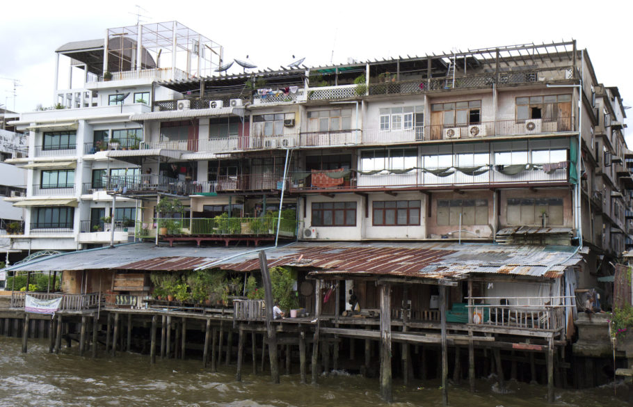 Assentamentos em Bangkok.