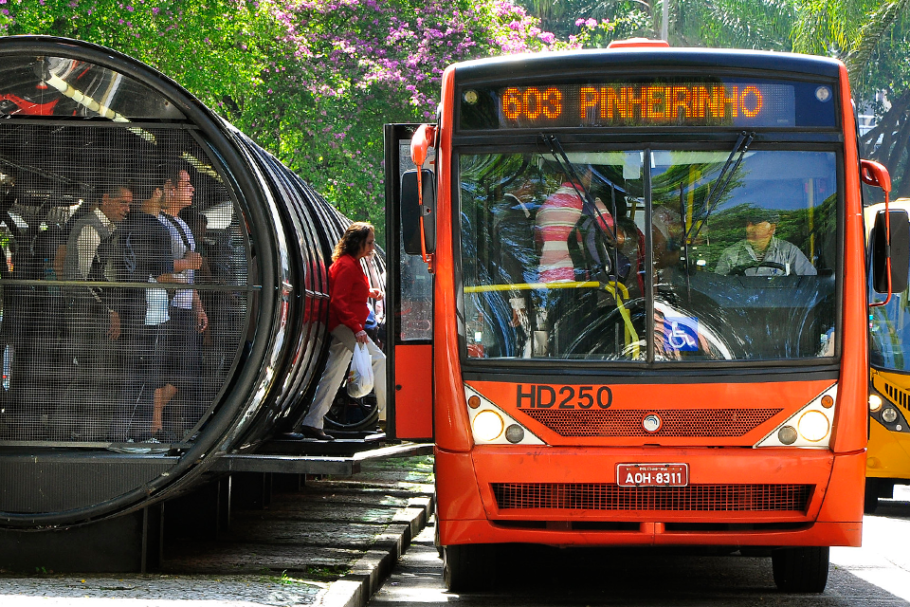 Sistema de BRTs de Curitiba.