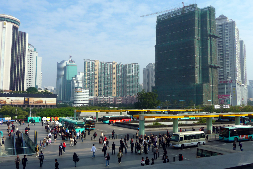frota de ônibus elétricos em Shenzhen