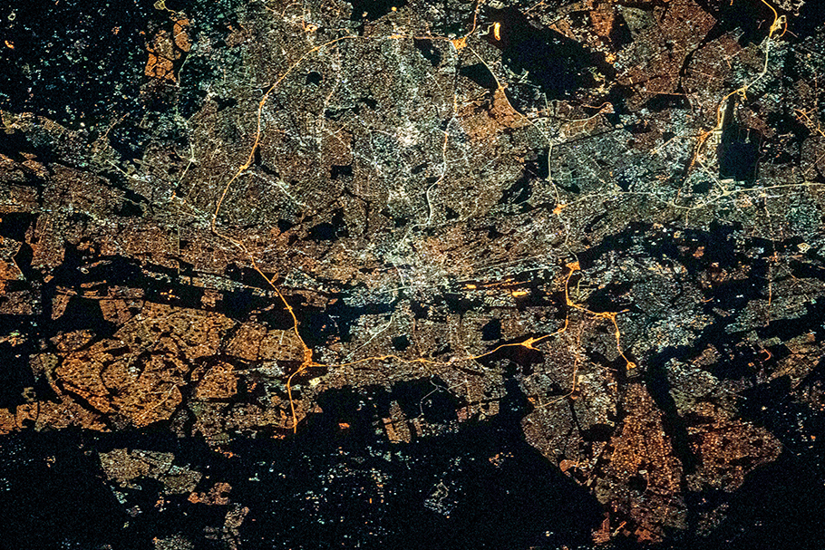 Imagem aérea da cidade de Joanesburgo