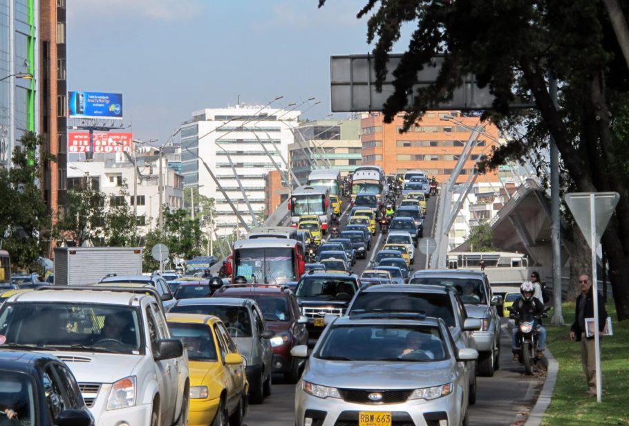 Congestionamento em Bogotá
